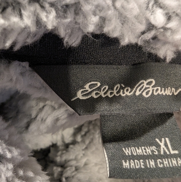 Eddie Bauer Plush Funnel Neck Pullover Size XL - Picture 4 of 10